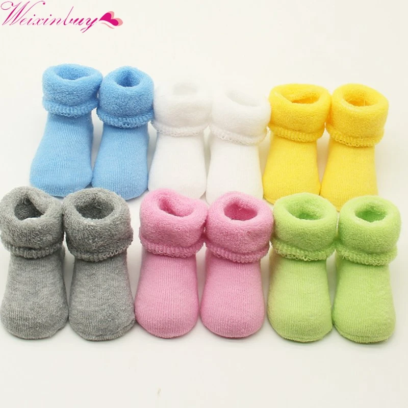 Baby Girls Boys Newborn Infant Winter Warm Boots Toddler Kids Soft Cotton Socks Booties 0-2 Y | Детская одежда и обувь