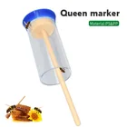 Ящик для бутылок для маркировки Bee Queen с мягким плунжерным маркером, нетоксичное пчеловодческое оборудование для пчеловодства