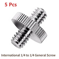 tripod screw standard 14 20 male to 14 20 male threaded adapter monopod mount thread camera screw adapter converter 5 pcs