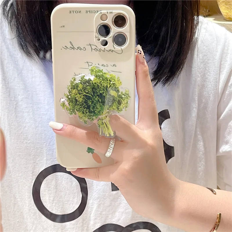 Забавная Складная подставка-держатель с кольцом на палец корейский держатель