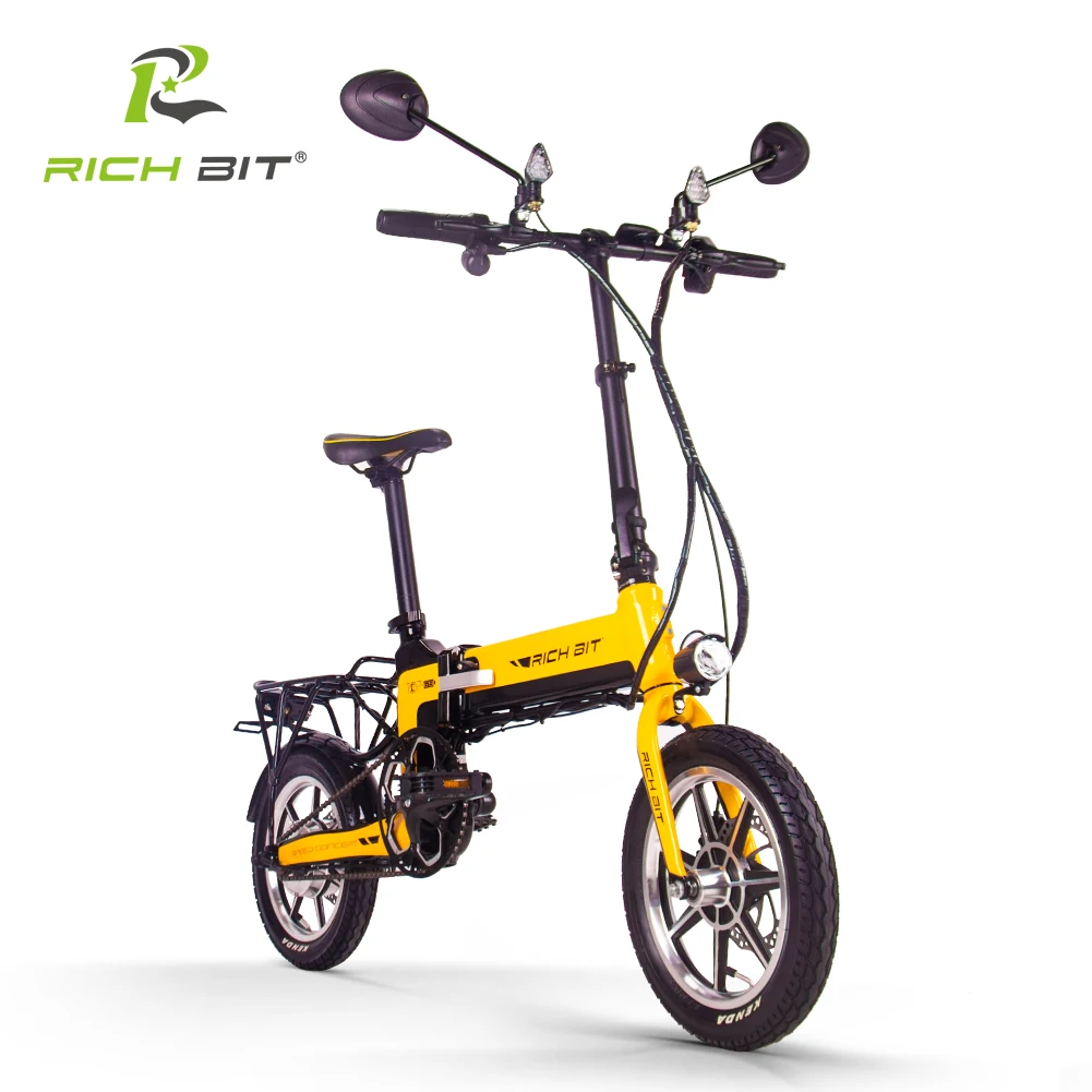 

RichBit RT-619 Folding Electric Bike 250W 36V 10.2Ah Lithium Battery 14Inch Tire City Folding Electric Bike Fast Delivery Europe