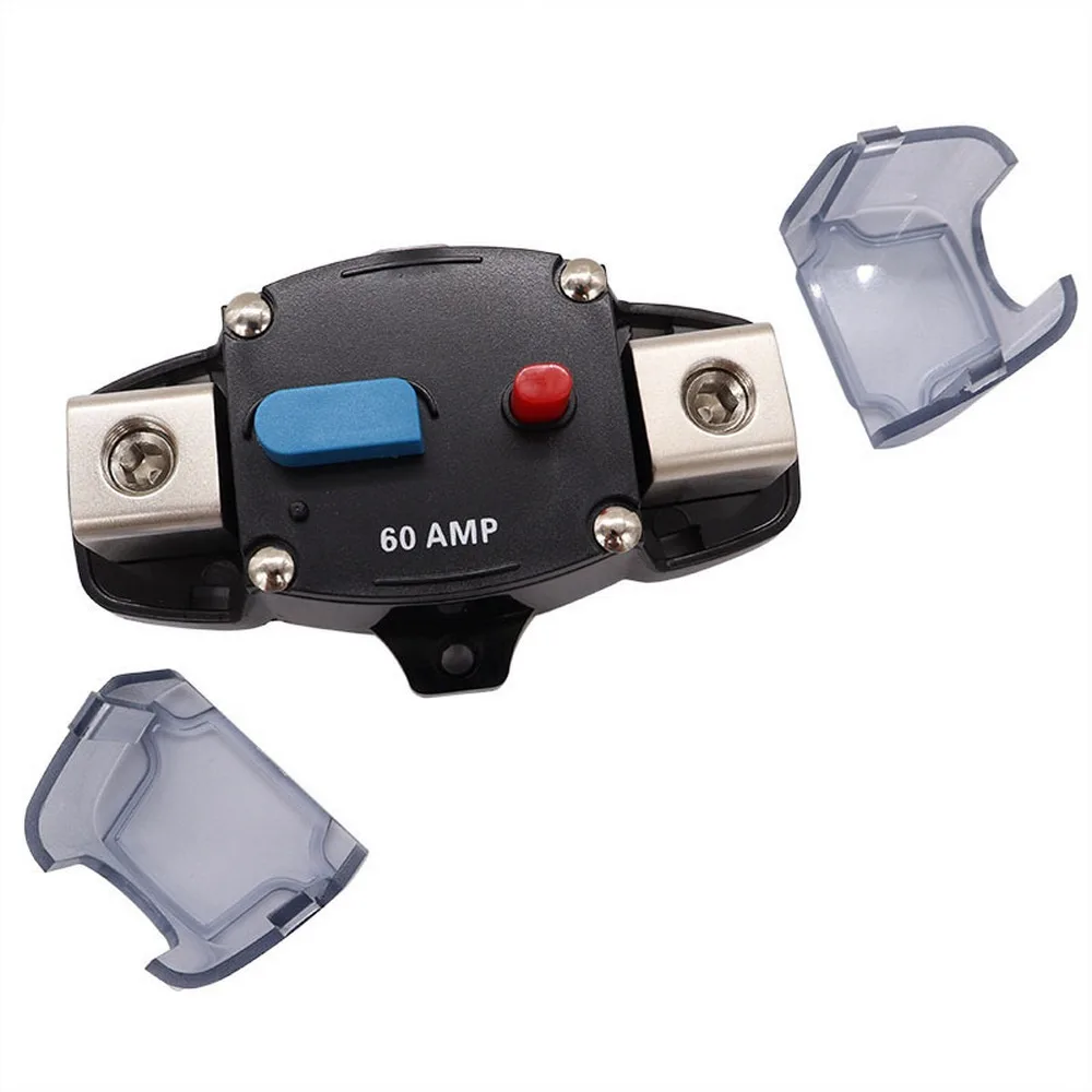 

Car Truck Audio Amplifier Circuit Breaker Fuse Holder AGU Style Stereo Amplifier Refit Fuse Adapter All models Material ABSalloy