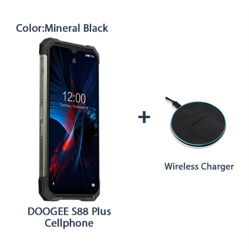 Беспроводное зарядное устройство DOOGEE для S97 Pro S96 S88 Plus | Мобильные телефоны и