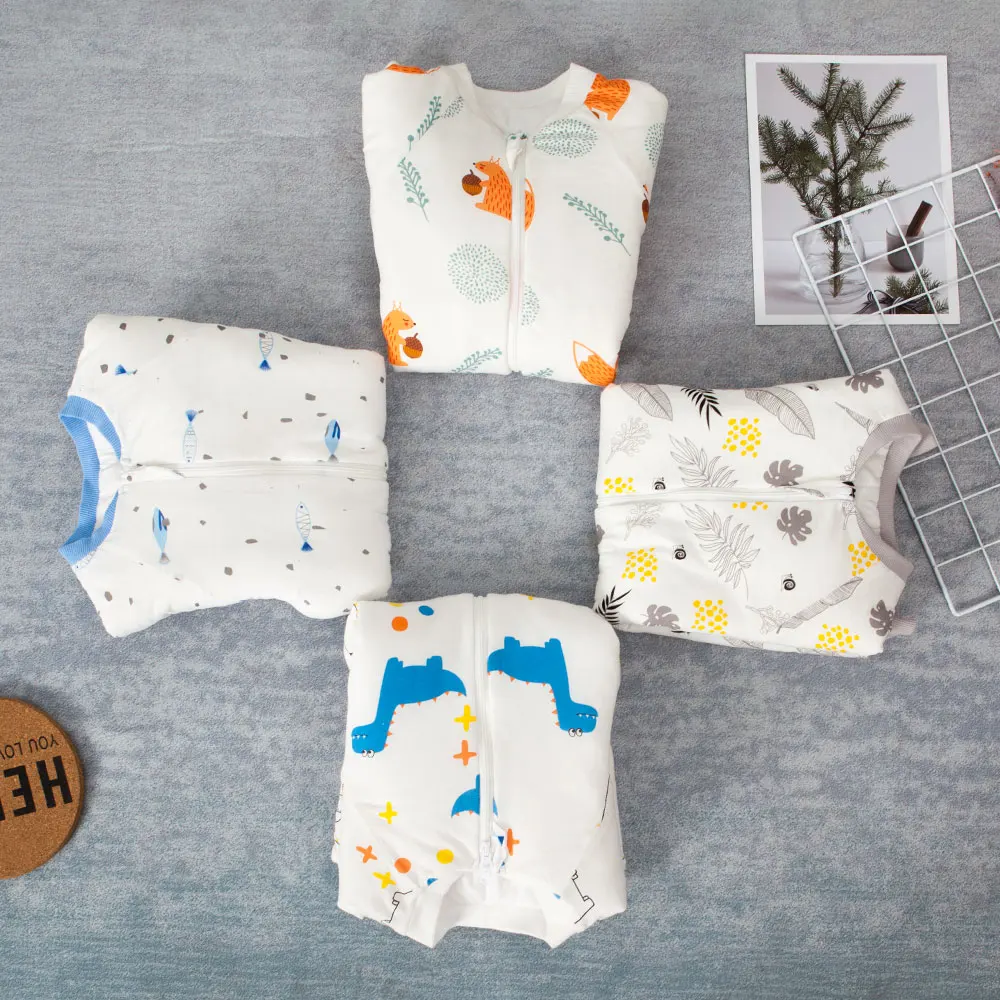 Sleeping Bag Baby Carriage Sack For Newborn Baby Cartoon Pattern Children Bed Play Split Leg Warm Winter Anti Tipi Sleepsacks