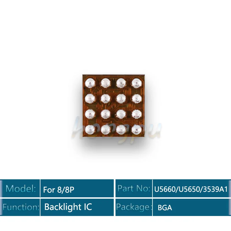 10pcs 50pcs /lot U5660/U5650 For iPhone 8/8plus/8 plus backlight back light control LED BACKLIGHT DRIVER IC chip 16pins | Мобильные