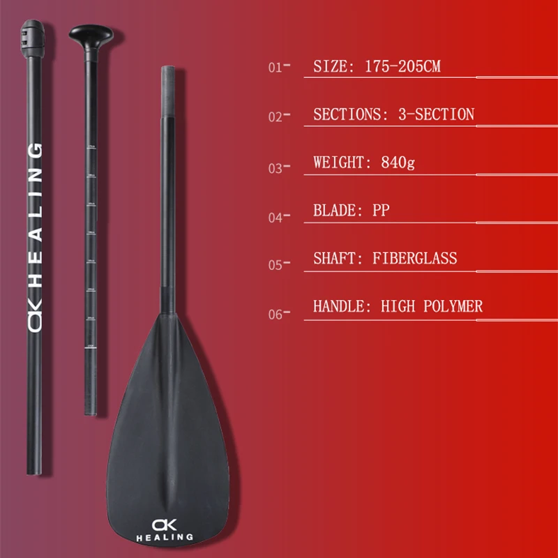 

Весло для серфинга 3 в 1, регулируемое лодка, аксессуар для серфинга, дрель из стекловолокна, лопатка для гребли, Надувное весло
