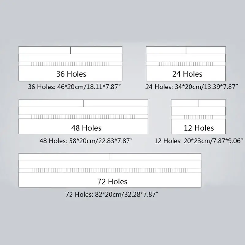 

12/24/36/48/72 Holes Canvas Roll Up Pen Curtain Pencil Bag Case Makeup Storage 32CA