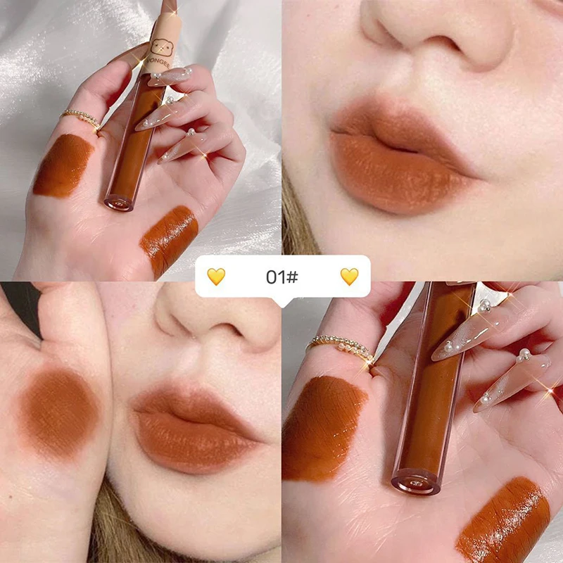 

Velvety Matte Lipstick Set Long Lasting Nonstick Cup Not Fade Makeup Cosmetics For Girl Women BUTT666