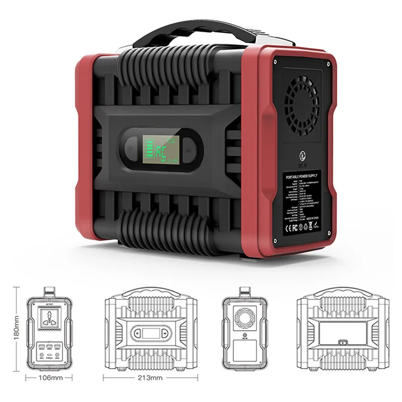GKFLY AC 220V 60000mAh Generator Battery Charger 200W Portable Power Station Outdoor Emergency Supply Camping Bank | Автомобили и