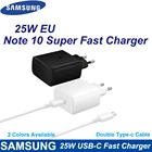 Оригинальное Адаптивное быстрое зарядное устройство Samsung ЕС 25 Вт для Galaxy S10 S10e S8 S9Plus Note 9 8 A7 2017 USB настенный адаптер для быстрой зарядки