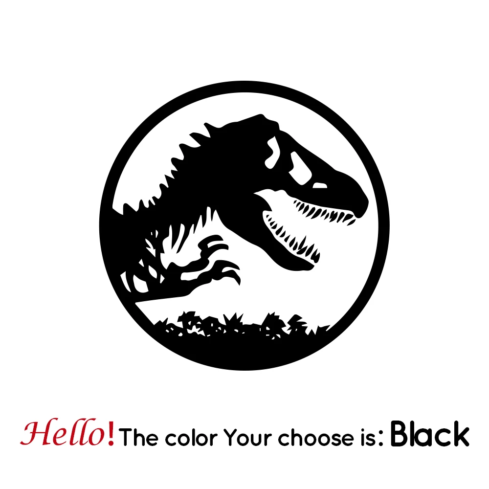 

Мультяшная наклейка на Парк Юрского периода, автомобиль, модная мультяшная наклейка на машину, динозавр, парк, окно, Декор, индивидуальные виниловые наклейки