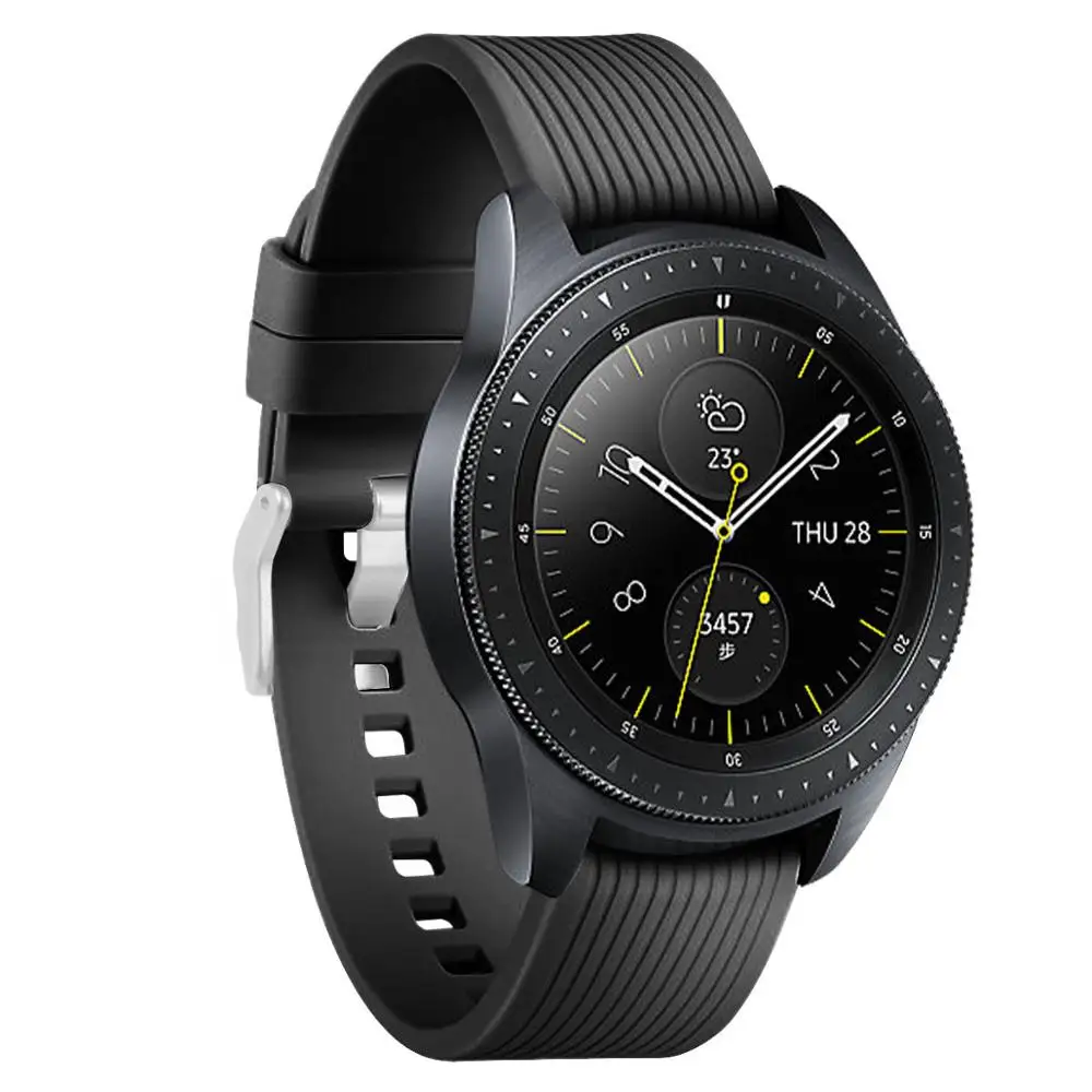 20 мм ремешок для часов samsung Galaxy watch 42 мм/Активный 2 Браслет Силиконовый ремешок для часов huawei GT 2 42 мм/Amazfit bip