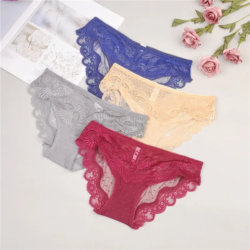 Женское сексуальное нижнее белье кружевные трусики пикантные прозрачные мягкие