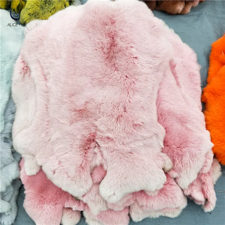 Фабричная Оптовая поставка натуральная кожа кролика Рекс цвет под заказ | Дом и