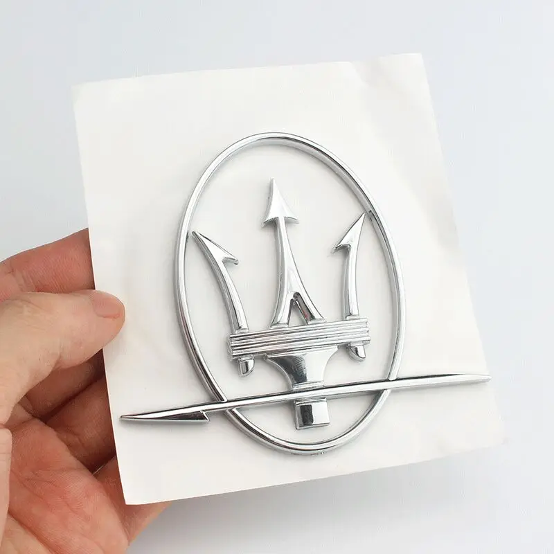 

Автомобильные 3D наклейки из АБС, наклейки для Maserati Quattroporte ghiсот, гранентуризм, Levante, эмблема кузова автомобиля, значок, декоративная наклейка