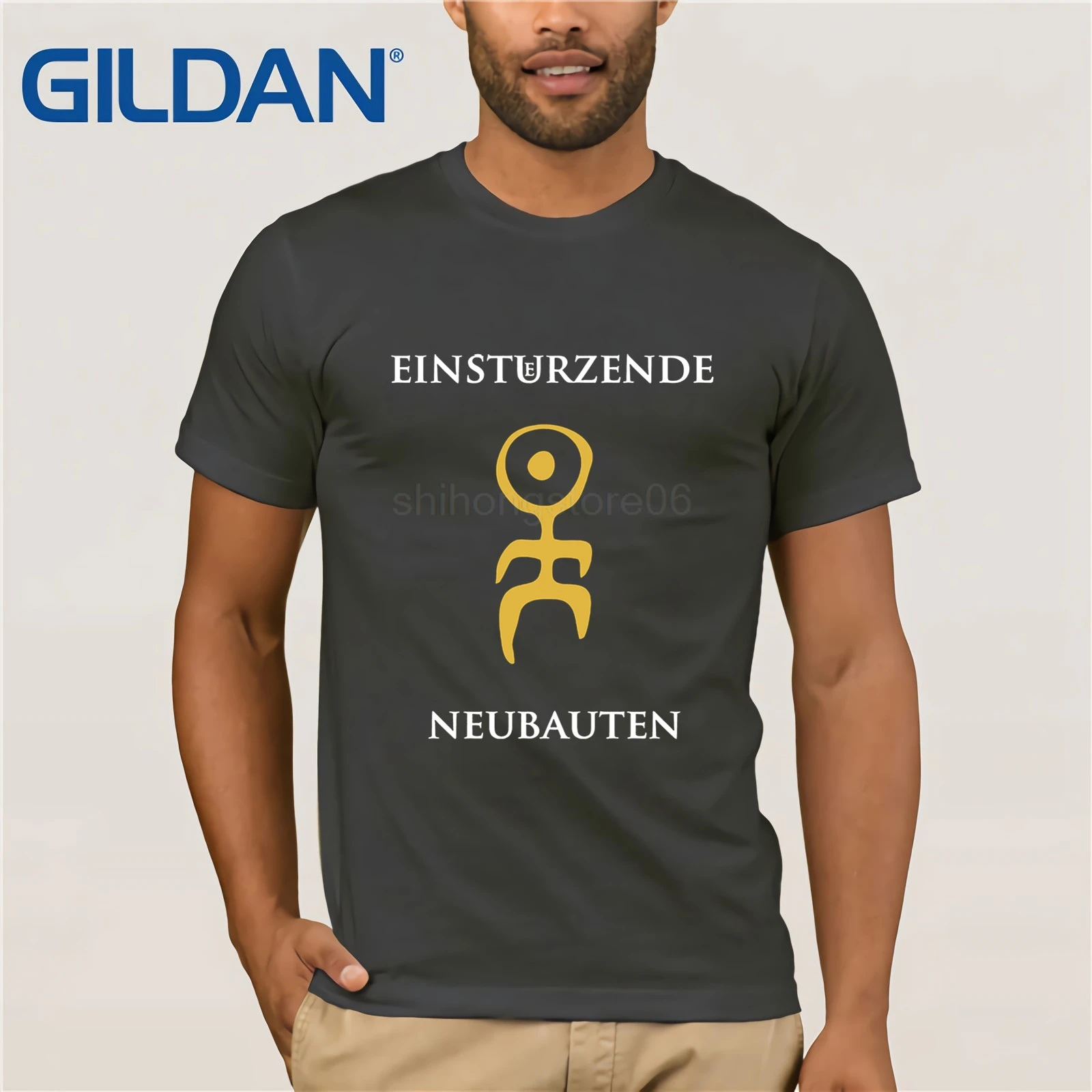 NEUBAUTEN BAND LOGO COIL INDUSTRIAL Новая Черная футболка модная с принтом плюс размер буквенным