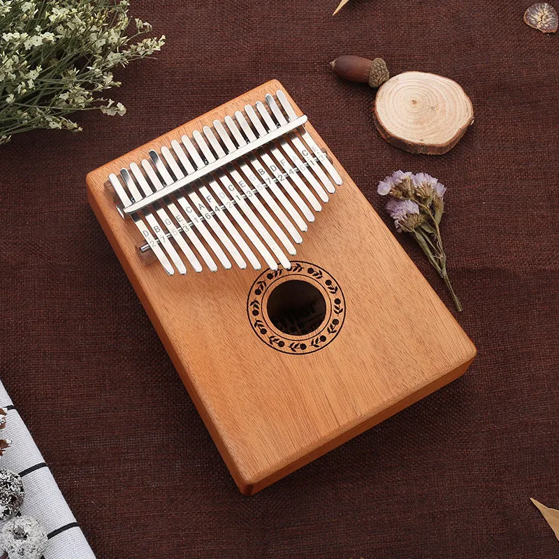 Металлическая клавиатура K001 17 Kalimba корпус из красного дерева аксессуары для