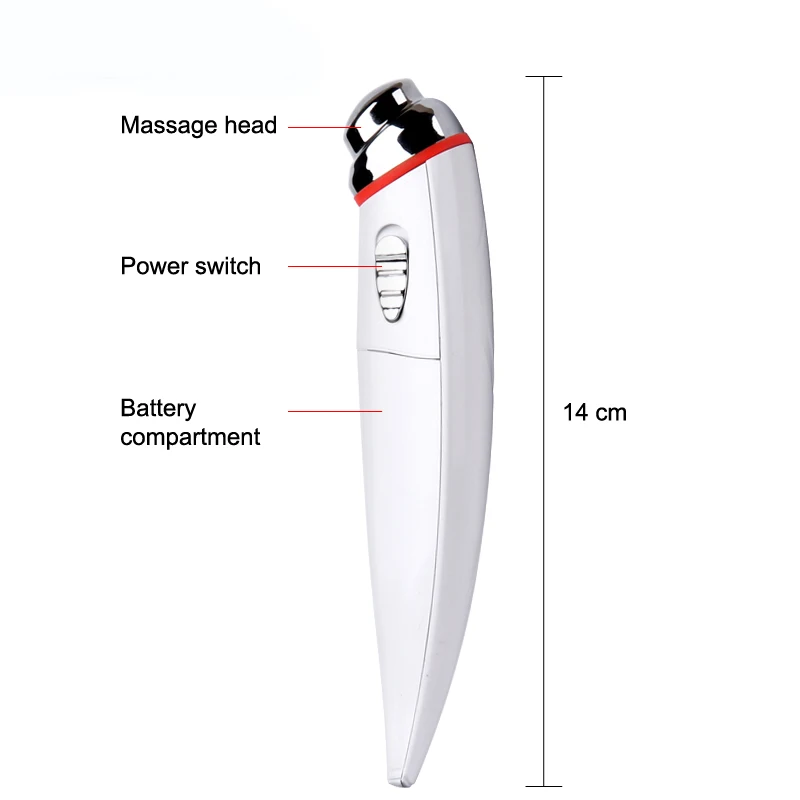 Mini Portable Electric Eye Massage Roller Dark Circles Removal Relief Fatigue Anti-Aging Massager Skin Care Beauty Tools | Красота и