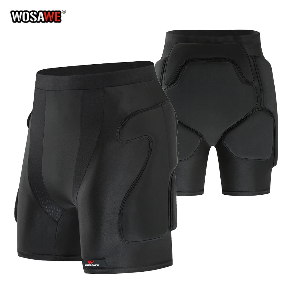 WOSEWE мотоциклетные шорты защиты ягодицы бедра колодки Лыжный спорт Сноуборд