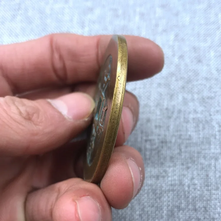 

LAOJUNLU Imitation Antique Copper Coins Gold And Jade Longevity Rich Money Tired Of Money