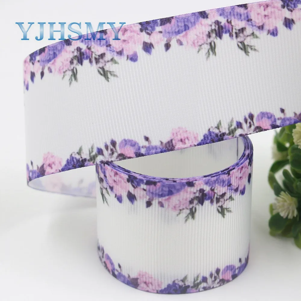 YJHSMY I 19625 1439 38 мм 10 ярдов мультфильм термопереноса печатных grosgrain ленты Подарочная