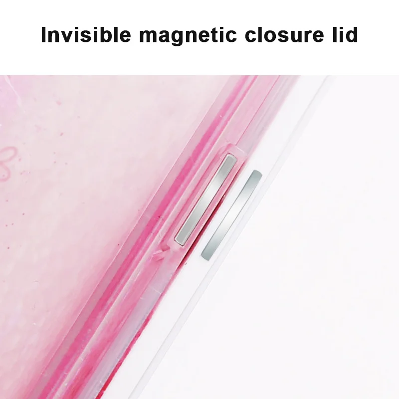 

Quicksand Stationery Box Transparent Cylindrical Pencil Case Multi-Function Pen Case Portable RERI889