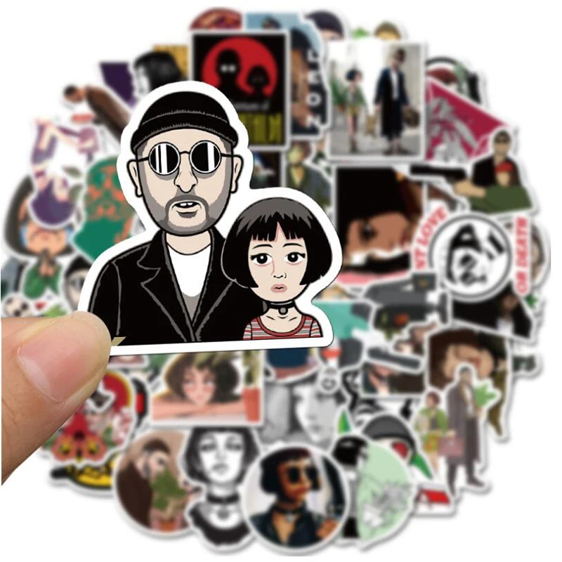 LL-113# Leon Series sticker 50/pcs PVC Sticker Travel Suitcase Bike Phone Sliding Plate Graffiti Styling | Дом и сад