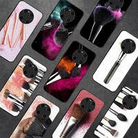 beautiful girls makeup brush phone case for huawei y5 y62019 y52018 y92019 funda case for 9prime2019
