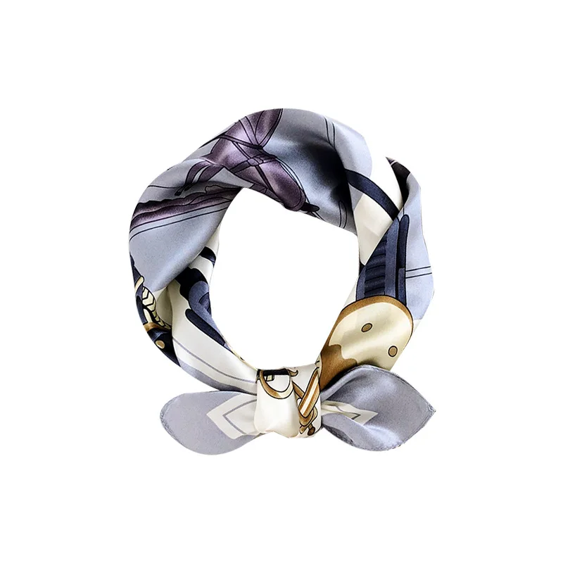 

2020 New Brand 100% Natural Satin Real Silk Scarf Women Shawls Wraps Ladies Scarves Foulard Femme Bandana Hijab Pashmina