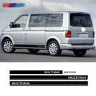 Для-Volkswagen Multivan T4 T5 T6, Автомобильный кузов, капот, задняя наклейка, 1 комплект, дверь, фотосессия, боковая юбка, полосы