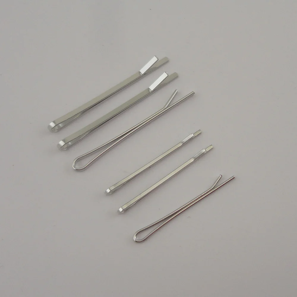 Mini horquillas planas de Metal para el pelo, 100 Uds., 3,0 cm, 3,8 cm, pinzas lisas para el pelo, accesorios para el cabello para niños