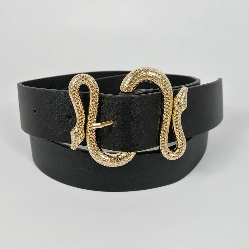 

Designer belts for women high quality soft pu leather snake belt luxury mens jeans cinturon mujer G cintos wide dress riem