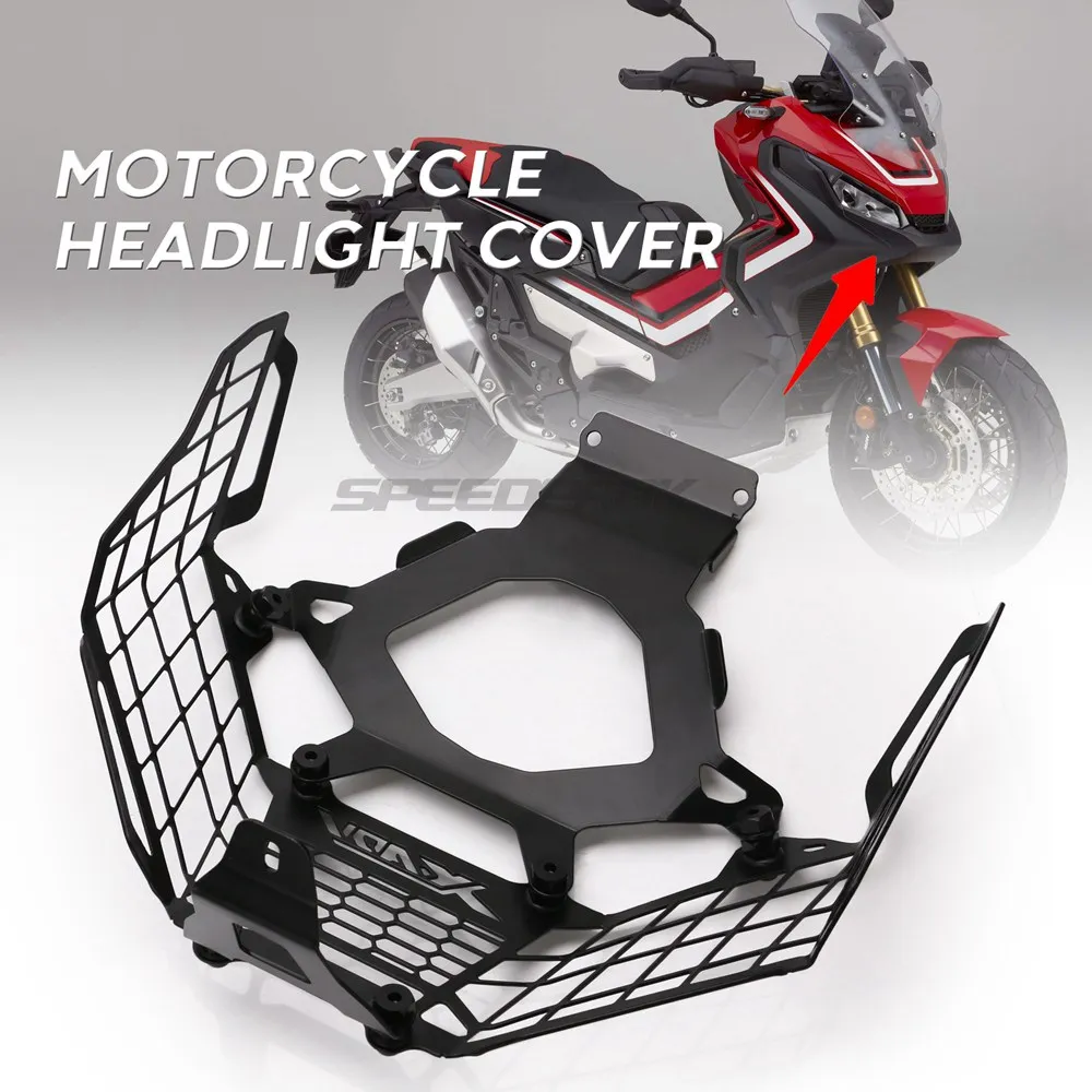 Бесплатная доставка Мотоцикл черный модификации фар решетка гвардии протектор