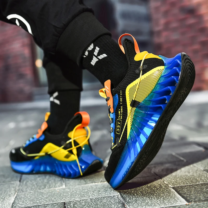 

Designer sports men's shoes lightweight blade shoes cushioning shock absorption outdoor hiking shoes training jogging shoes