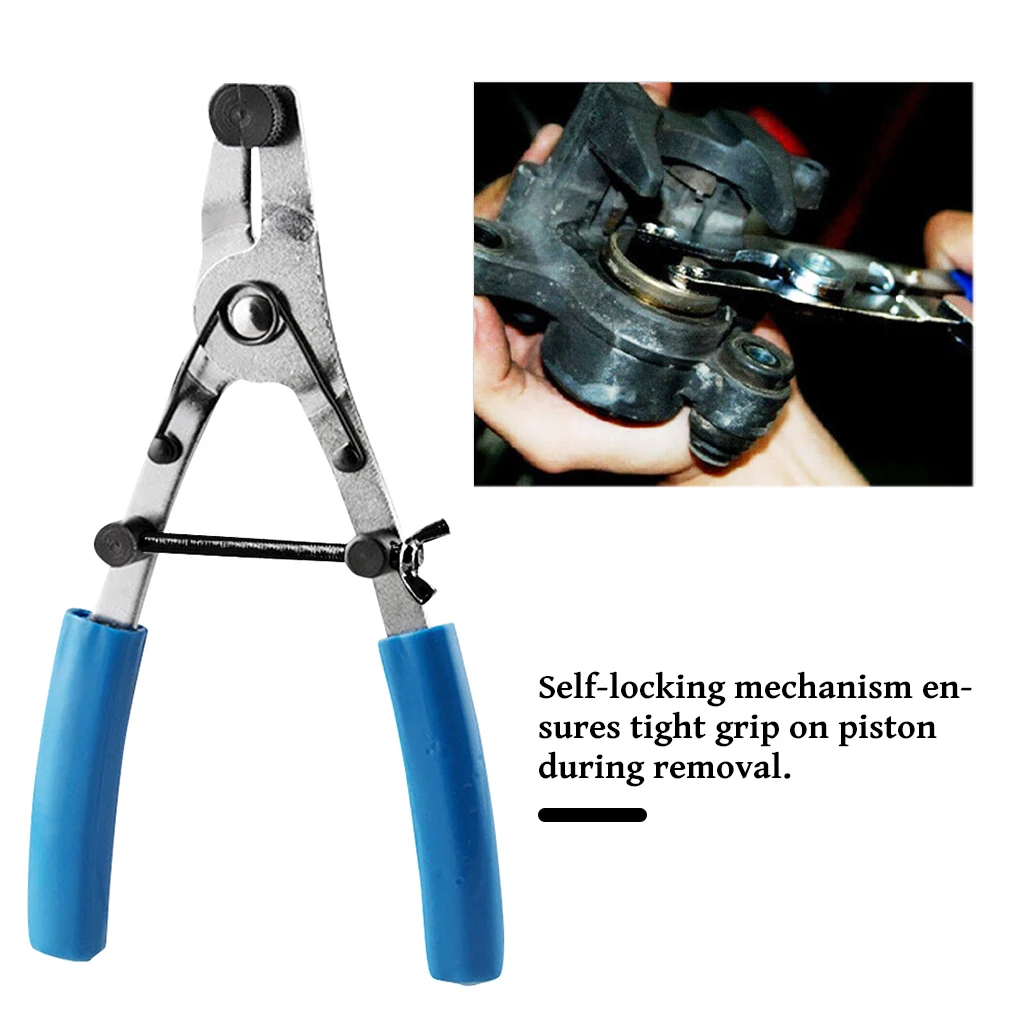 

Motorcycle Brake Piston Removal Plier Puller Universal Motorbike Mechanism Repair Tool Self-locking Mechanism Car Accessory