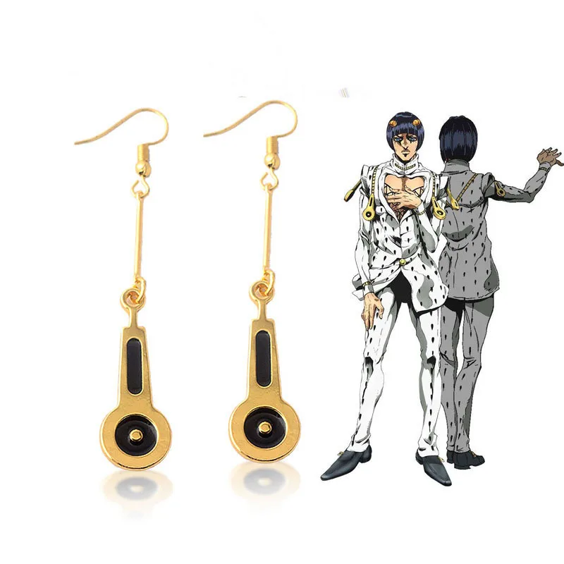 Серьги гвоздики в форме сердца из аниме Невероятные приключения Джоджо|Реквизит