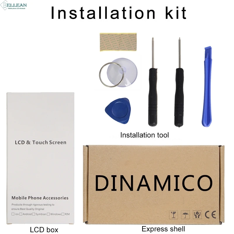 

Dinamico 5.5inch E7 Display For Samsung Galaxy E700 Lcd With Touch Panel Screen Digitizer Assembly Free Shipping With Tools