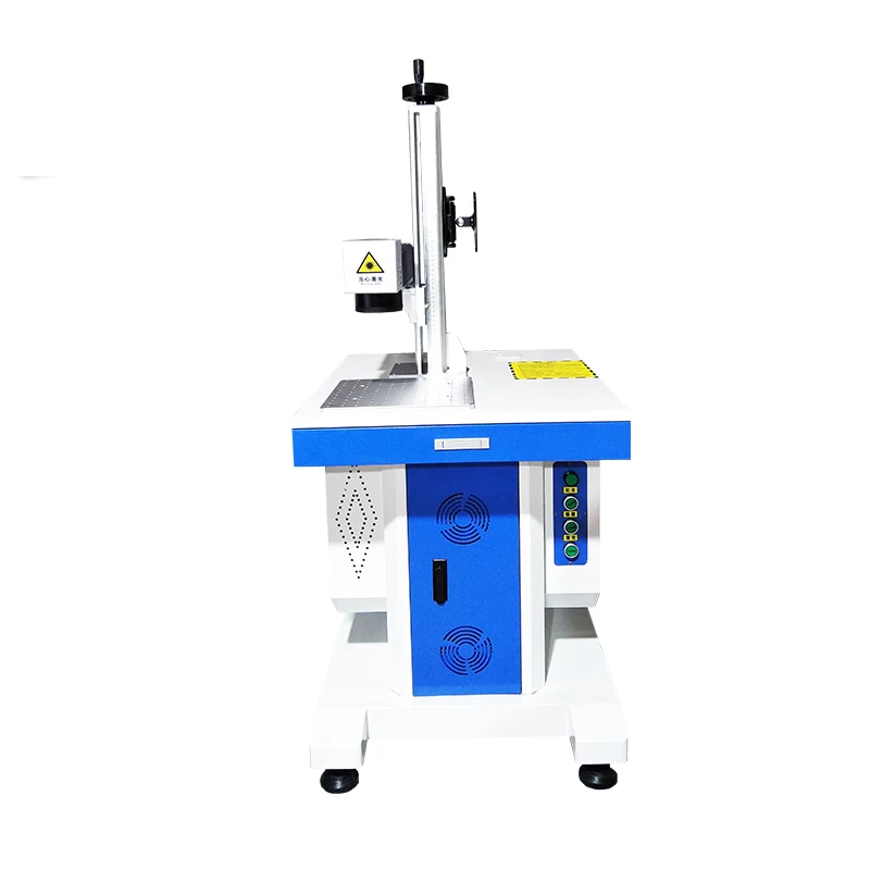 Настольный волоконный лазерный аппарат для маркировки металла станок лазерной