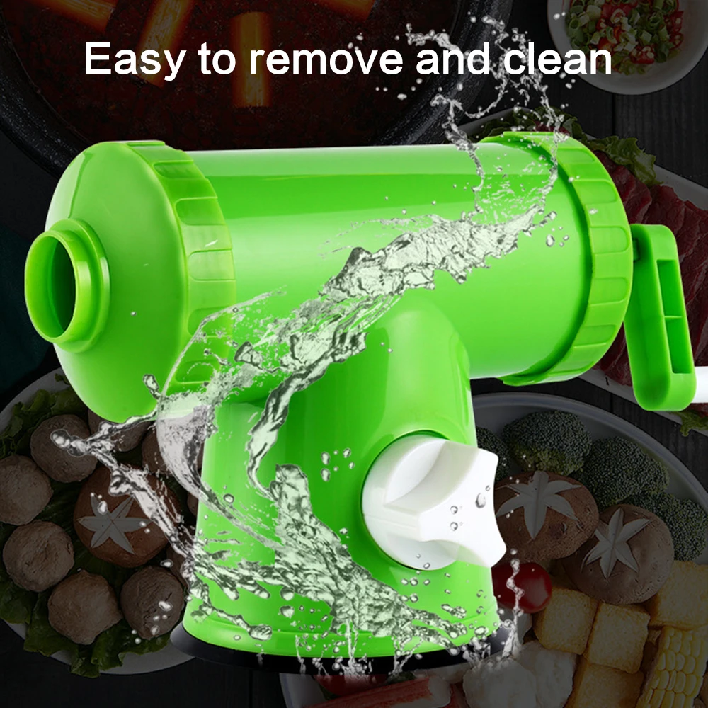 

1PC Small Hand Crank Type Funnel Sausage Maker Enema Tool Household Hot Dog Sausage Enema Machine Kitchen Manual Accessories