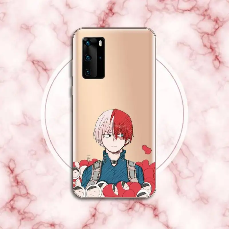 

Shoto Todorok Phone Case Transparent for Huawei P20 P30 P40 lite pro P smart 2019 honor 8x 10i