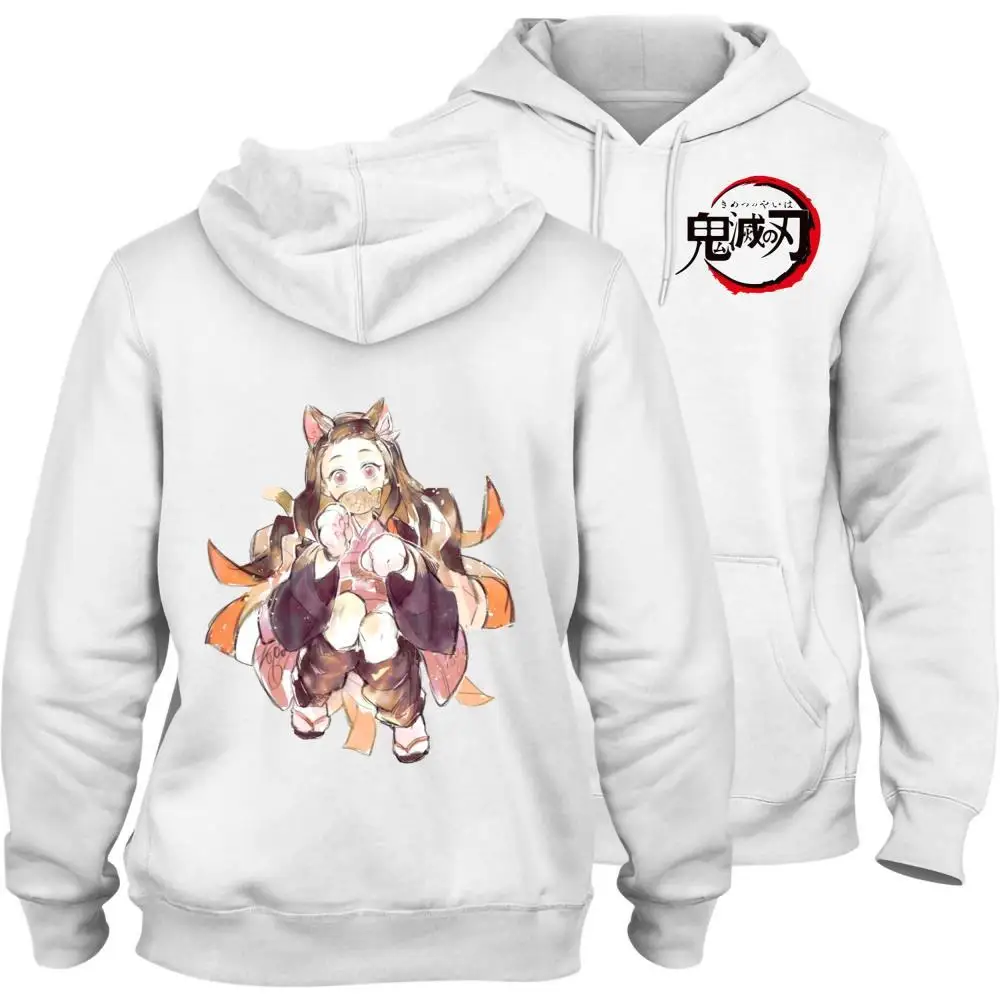 

Demon Slayer Tomioka Giyuu Pattern Fashion Thick Hoodie With Pocket Hoodie Winter Junior Sweat Shirt