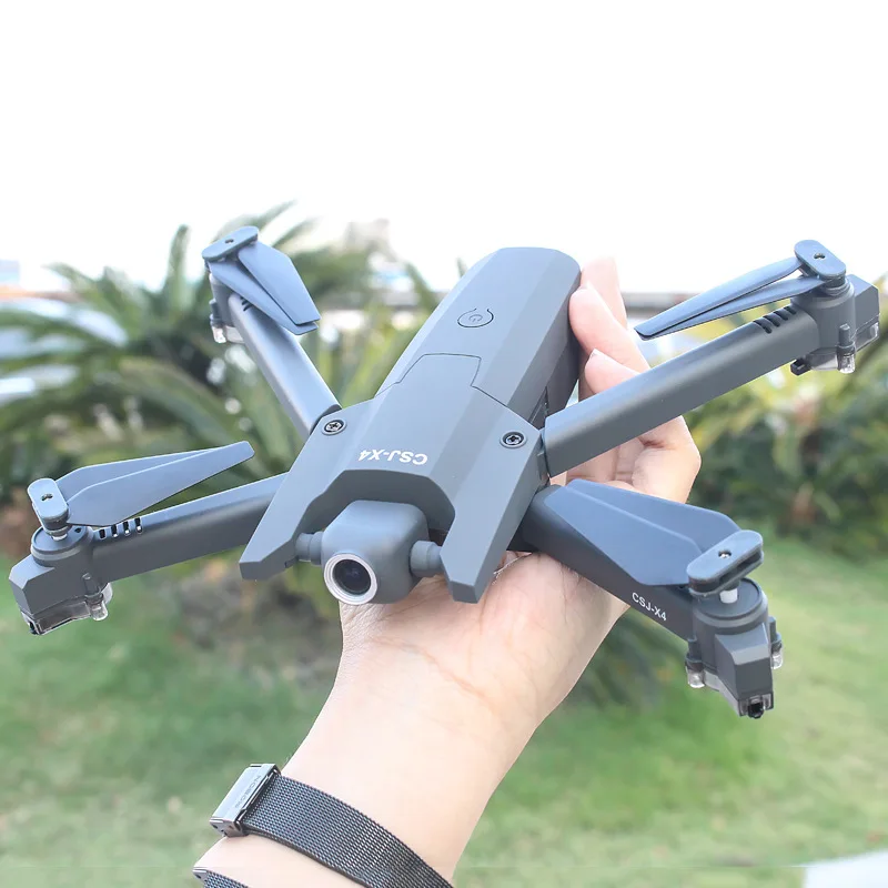 Складная HD Двойная камера RC Дрон 15 минут 4K WiFi FPV широкоугольная Оптическое