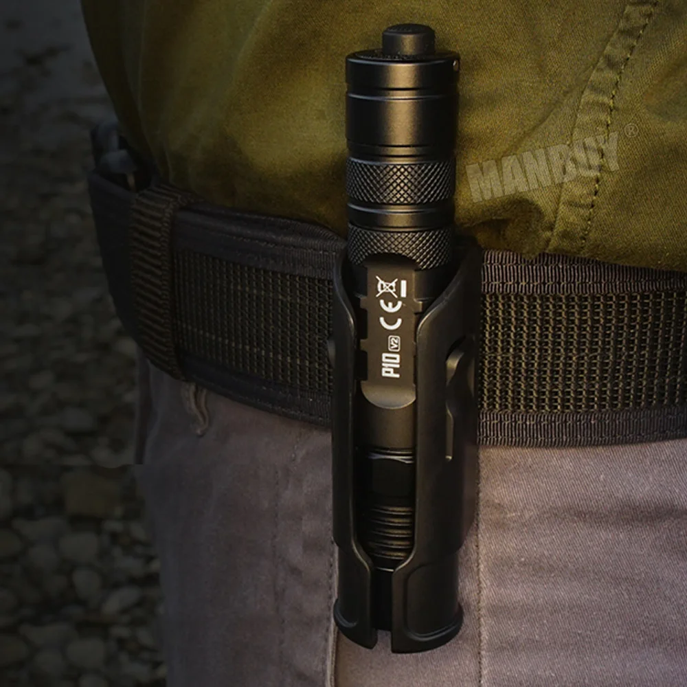 Фонарик NITECORE P10 V2 светодиодный тактический + кобура NTH10 USB-порт для зарядного