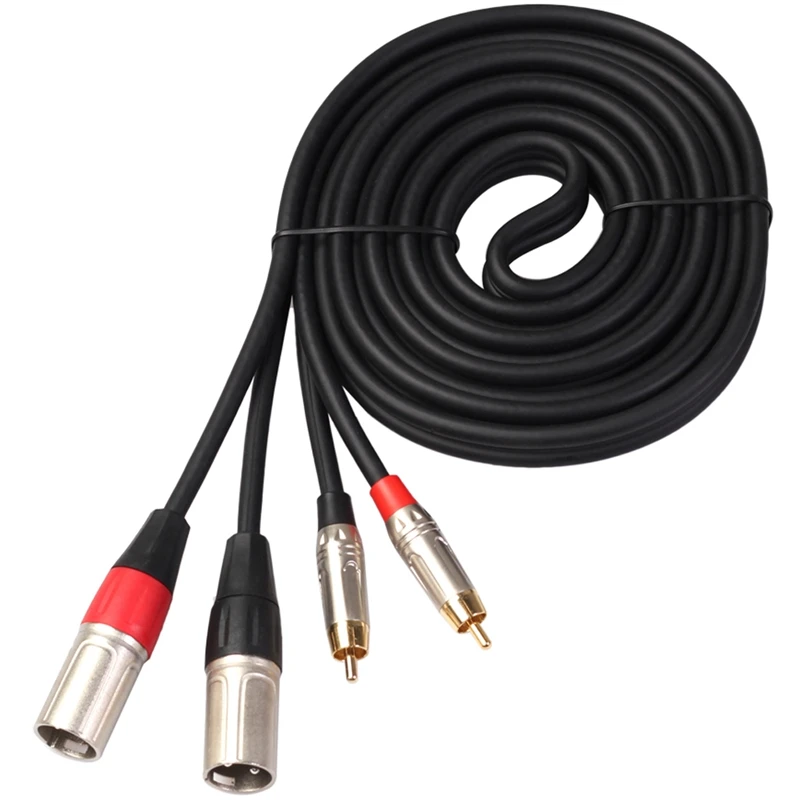 2 RCA на XLR папа стерео o соединительный провод для микрофона Шнур кабель 5 9