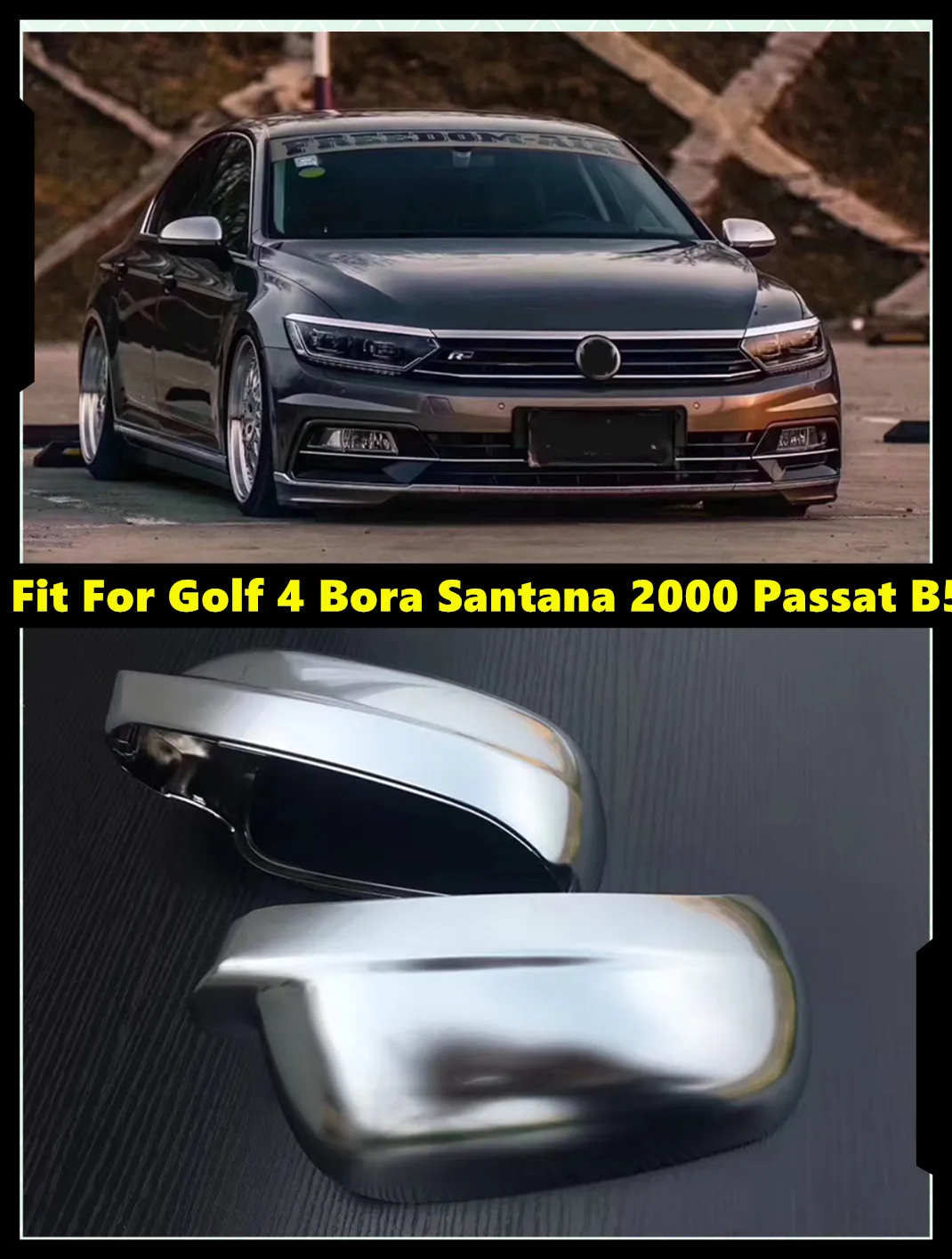 

For GOLF 4 mirror cover Bora Santana 2000 Passat B5 Rear view Golf4 Bora Classic Mirror Cover caps 2000 2001 2002 2003 2004