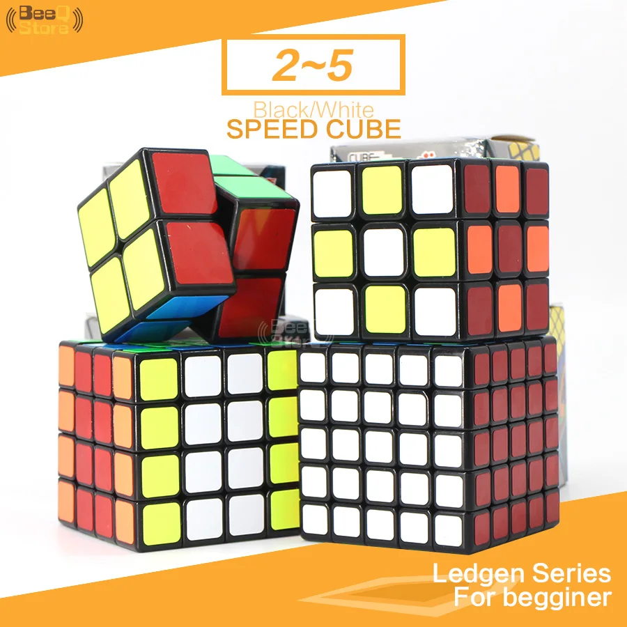 Куб магический Shengshou Ledgen 2x2 3x3 4x4 5x5 2x2x2 черная игрушка Magico для детей|Головоломки| |