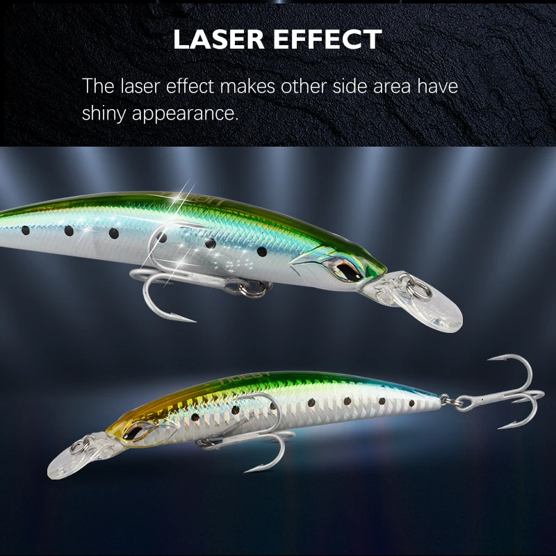 NOEBY погружная блесна 110 мм 19 г плавающая приманка для рыбалки приманки лазер