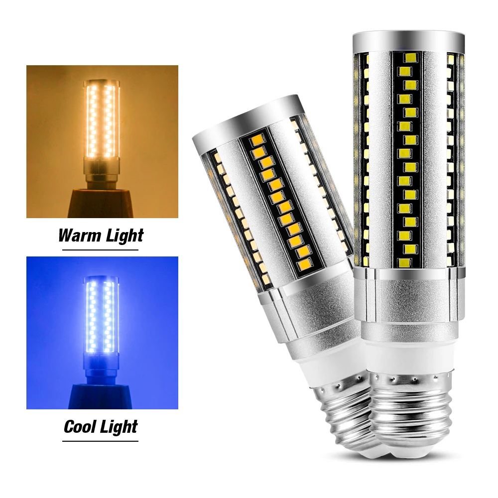 Светодиодная лампа-кукуруза E27 Led лампа свеча светильник 220V 2835 SMD на 15 Вт 20 хит