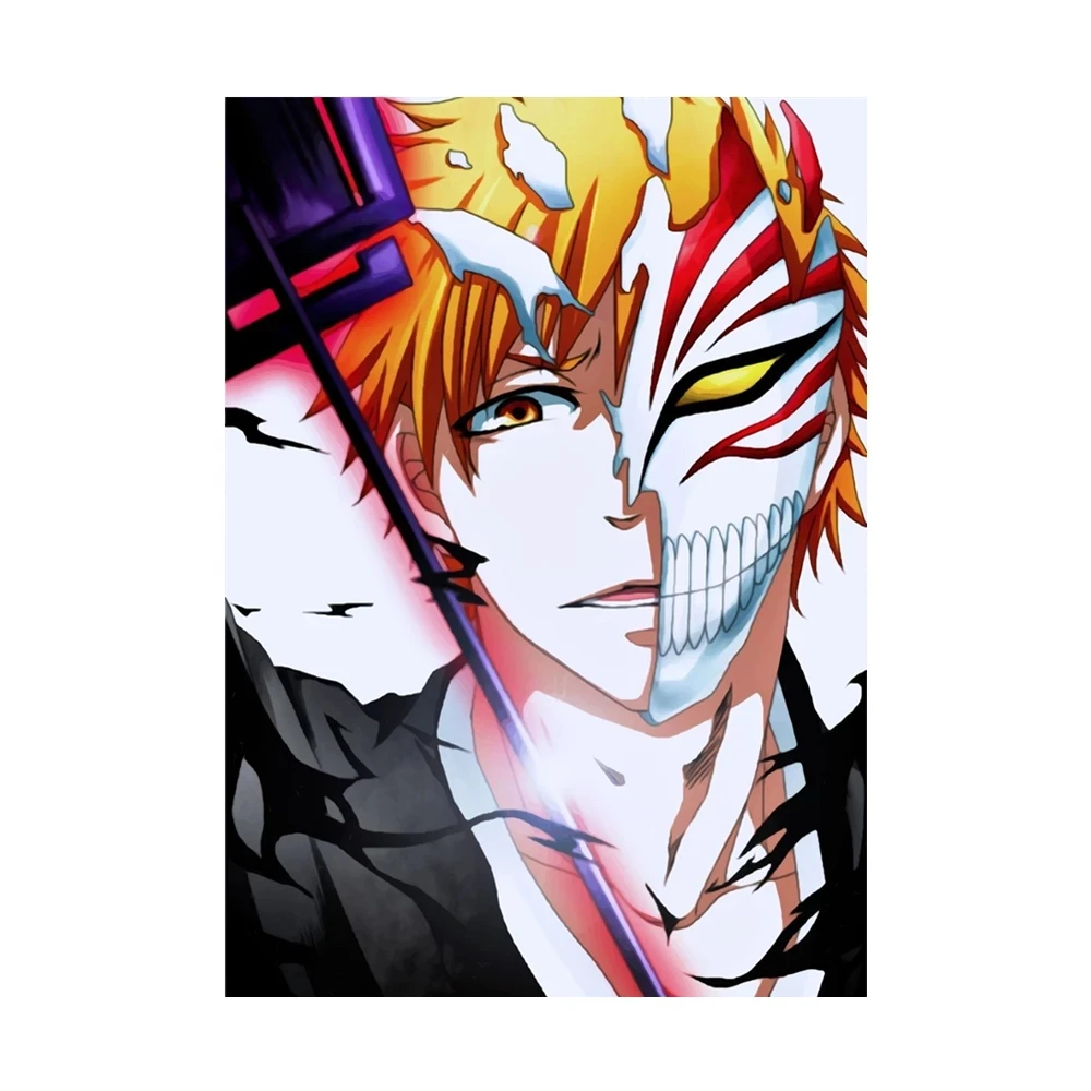 

Украшение для дома, японский классический настенный плакат Chigo Kurosaki на холсте, Модульная картина без рамки для кровати