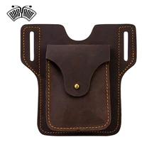 leather belt pouch mini waist pouch iphone smartphone case leather genuine leather cowhide